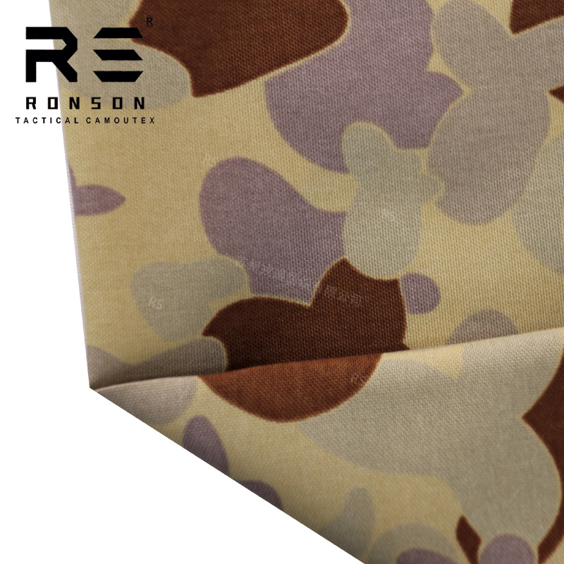 Picture of DPDU Old Australian Desert Camouflage Cloth 500D Nylon Kodura Waterproof PU Printed Oxford Fabric