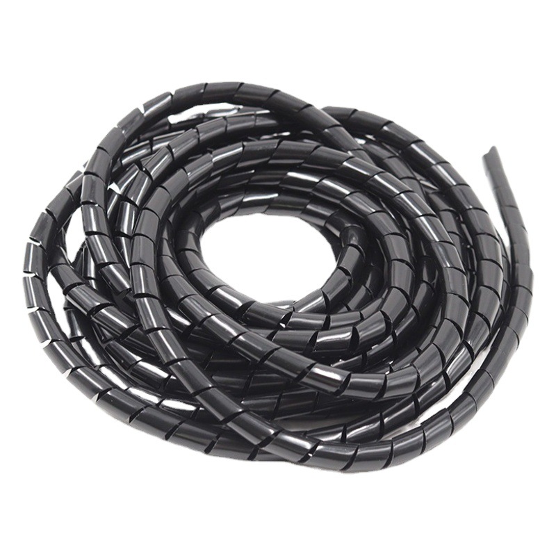High quality winding pipe bobbin coil type grommet wire protective sleeve 8mm spiral wire sheath