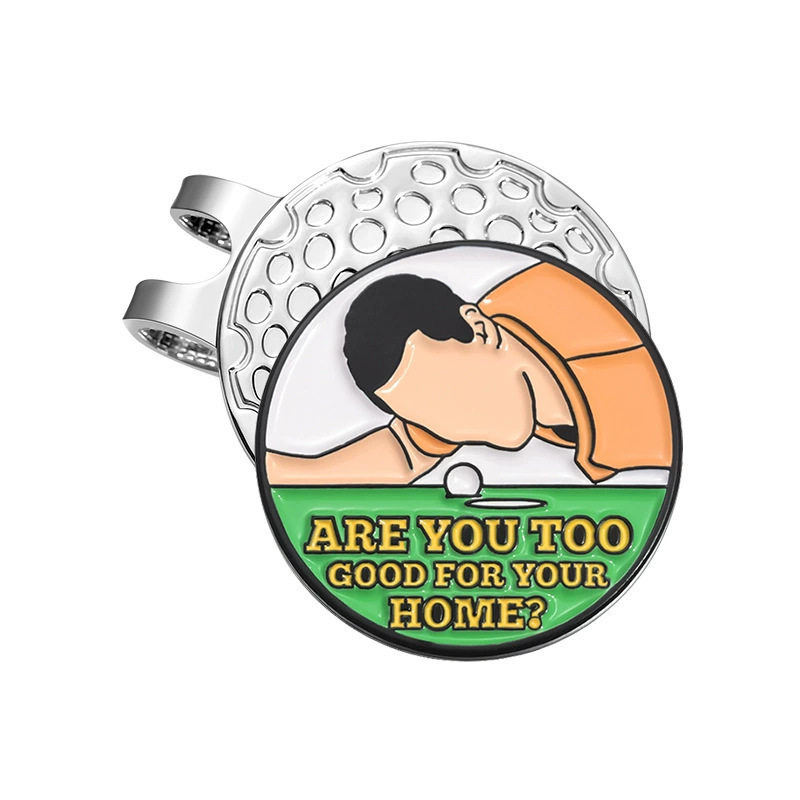 Picture of Golf cap clip magnetic ball mark metal mark cross-border hot sale