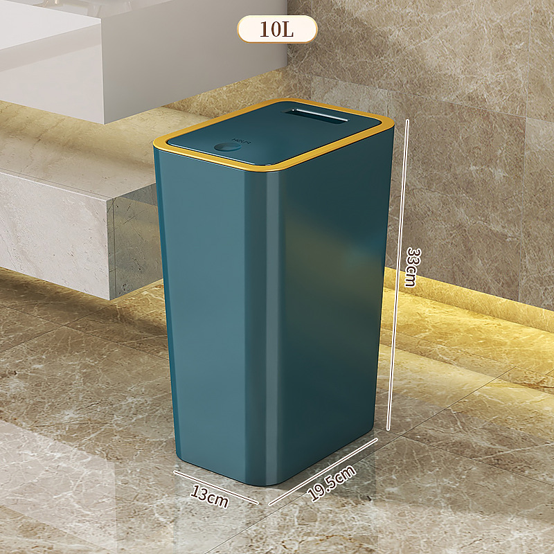 Picture of Trash Can with Lid, Household Toilet, Kitchen, Accessible Luxury, High-End Bathroom, Large Trash Can, Starting from One Piece