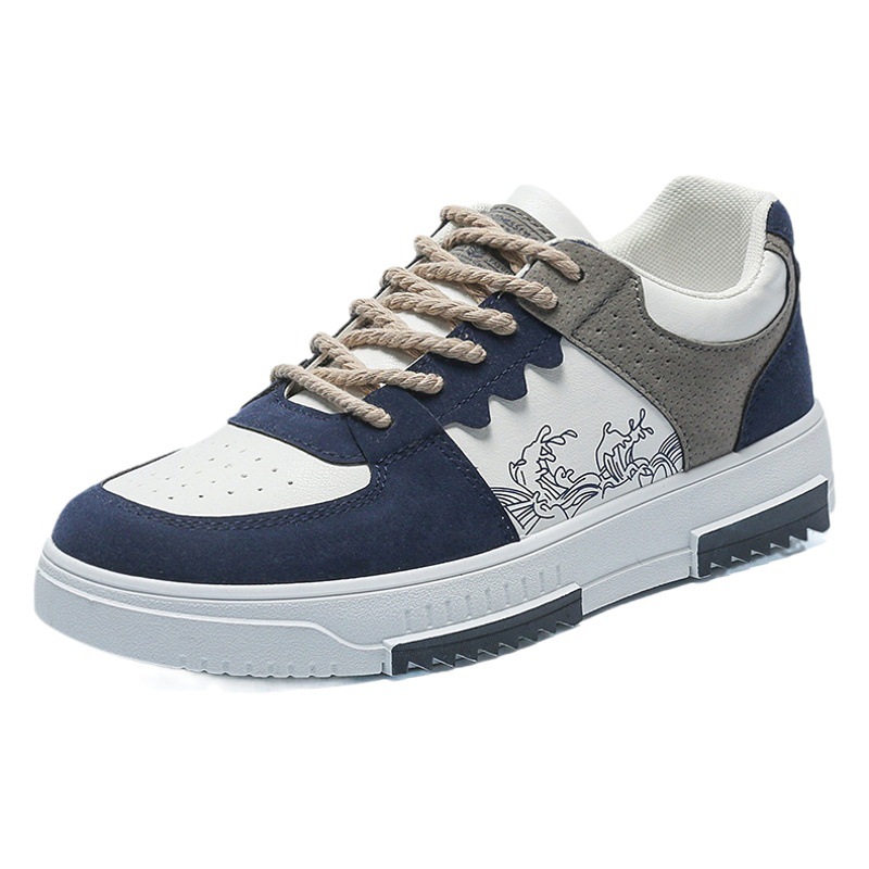 2024 spring new trendy all-match fashionable shoes low-top men's shoes Internet celebrity lightweight sports casual shoes student board shoes