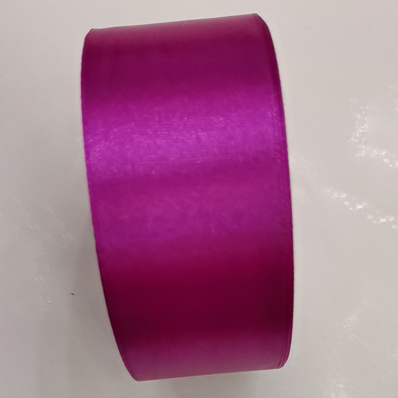 Picture of 4CM Polyester Ribbon DIY Handmade Rose Flower Ribbon Ribbon Wedding Cake Gift Packaging Decorative Silk Ribbon