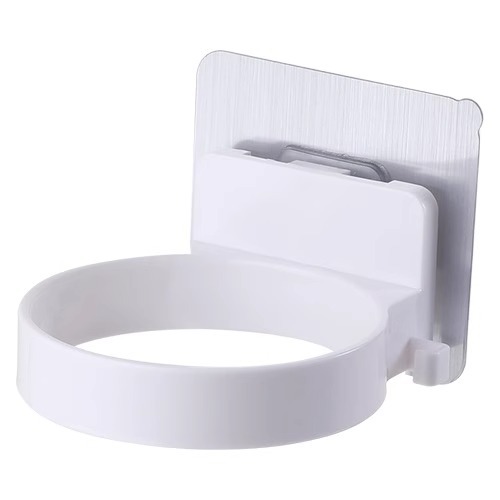 Picture of Hair Dryer Storage Rack Bathroom Bathroom Punch-Free Hair Dryer Holder Multi-Functional Wall-Mounted Hair Dryer Rack