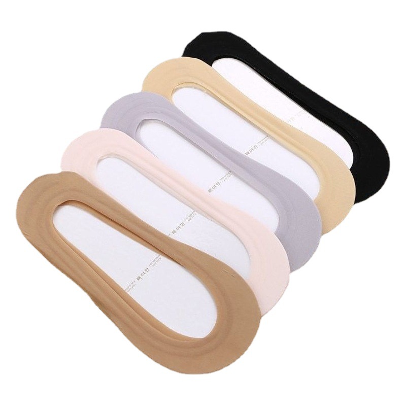 Shallow boat Socks one piece of seamless invisible boat Socks non-slip cotton bottom hose socks Ice Silk boat Socks