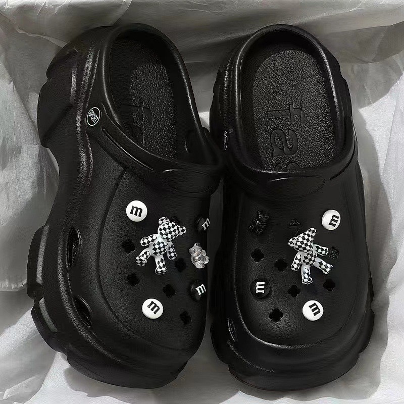 Picture of Baotou EVA hole shoes in 2025 new fashion and versatility student comfortable and casual two-wear non-slip slippers for women's summer