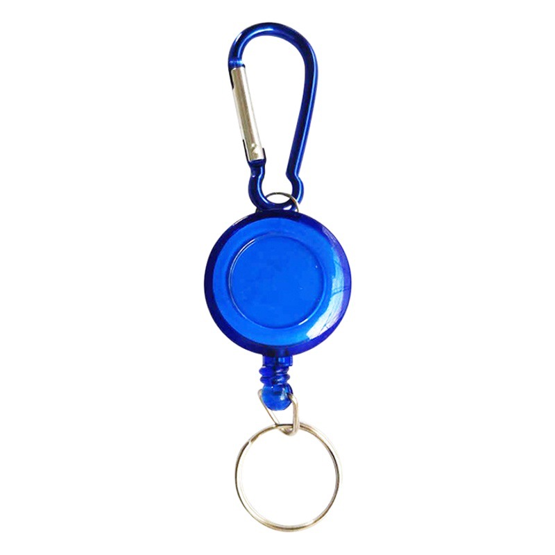 Easy-Pull Retractable Keychain Creative Metal Easy-Pull Keychain Anti-Lost and Anti-Theft Keychain Outdoor Fishing Equipment