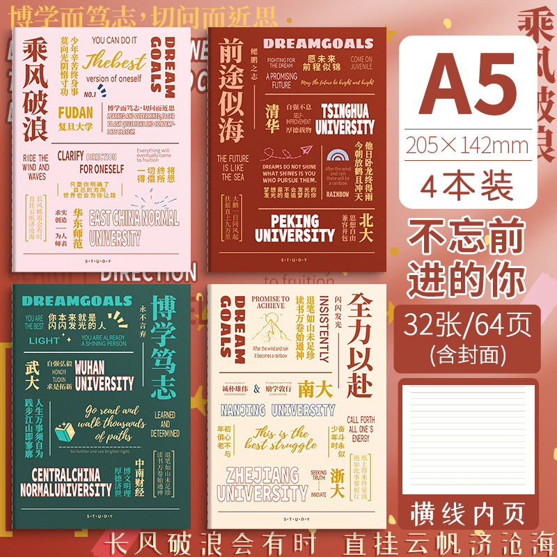 Picture of A5 car line cartoon retro notebook B5 cute student stationery paper student prizes notebook wholesale