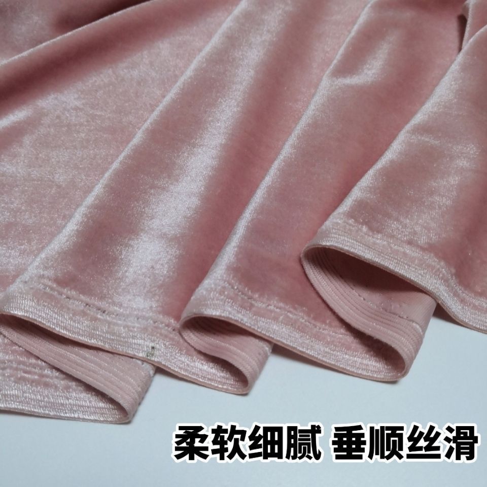 Picture of High-grade Korean velvet thickened solid color stretch Korean velvet fabric velvet gold velvet non-inverted velvet dress fabric