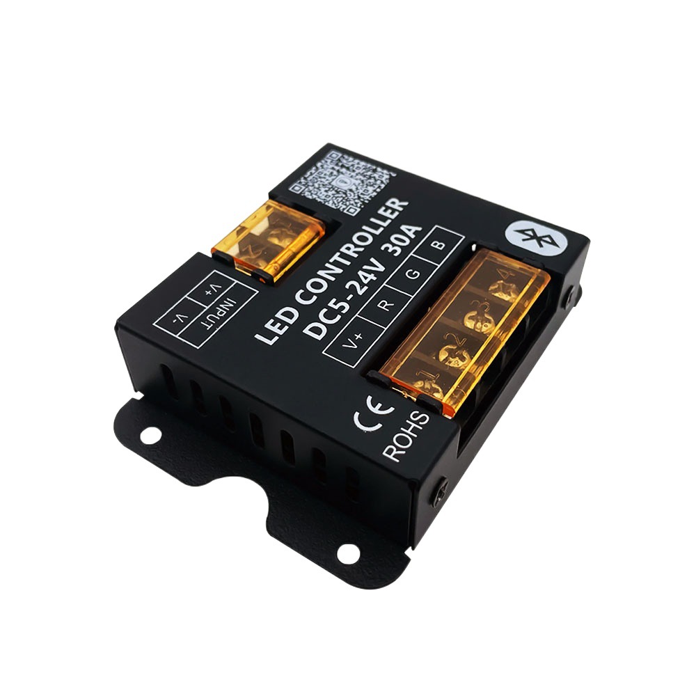 24 key wireless Bluetooth controller RF Bluetooth monochrome/RGB colorful light with dimmer LED light with controller