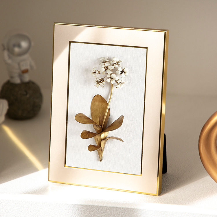 Aluminum Alloy high-grade light luxury simple metal 678-inch wedding photo album Frame photo printing plus photo frame decoration