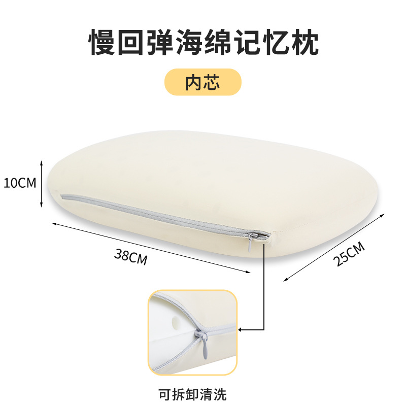 Picture of Automatic Inflatable Memory Foam Pillow Outdoor Camping Travel Cervical Pillow Portable Lunch Break Pillow Slow Rebound Memory Pillow