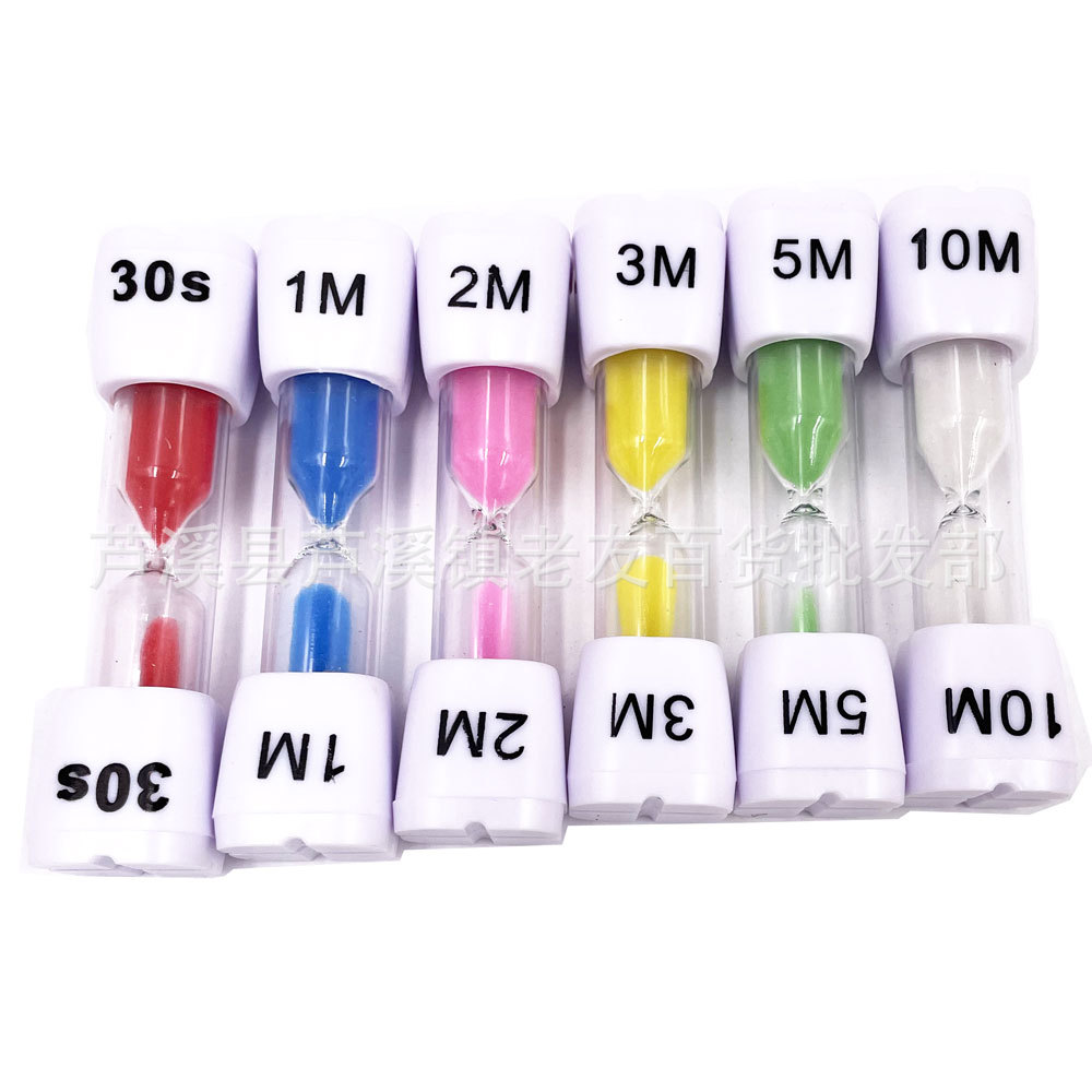 Picture of Creative Gift Set 6 Hourglass combination timer 30 seconds +1+2+3+4+5+10+15+30+60 minutes