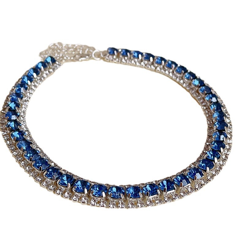 Picture of European and American light luxury high-end zircon jewelry suit necklace niche retro clavicle chain fashion Joker jewelry wholesale