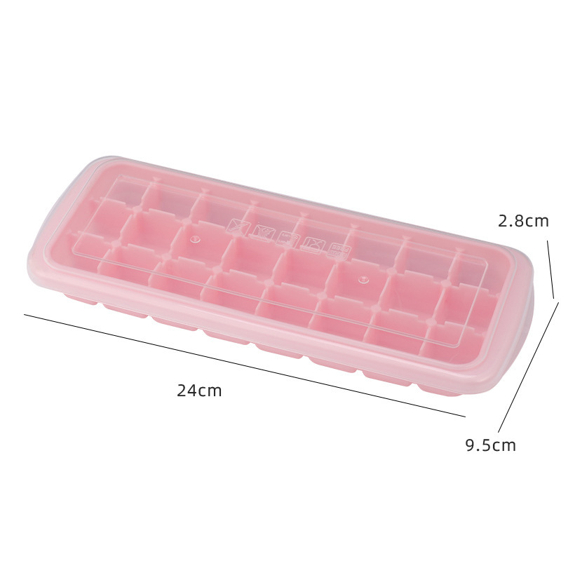 Picture of Ice cube mold commercial creative ice storage box with lid Ice Cube artifact large capacity ice making container Ice Cube mold