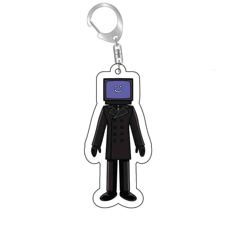 Picture of Cross-border new toilet man keychain skibidi toilet monitor Man TV man creative killer pendant batch