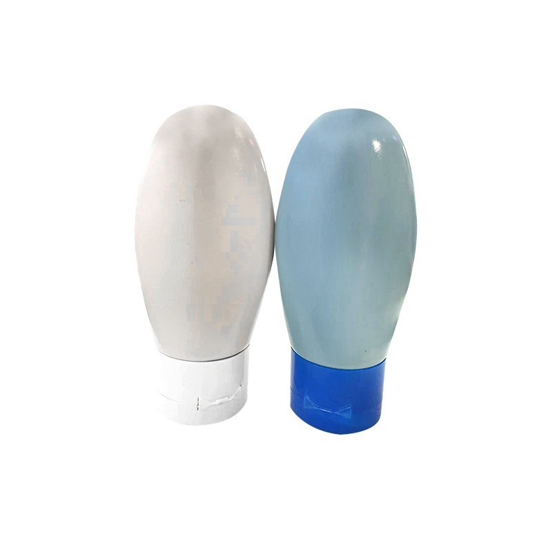 Pe Plastic Bottle 50ml Portable Hand Sanitizer Bottle Facial Cleanser Inverted Bottle Squeeze Press Flip Top Bottle