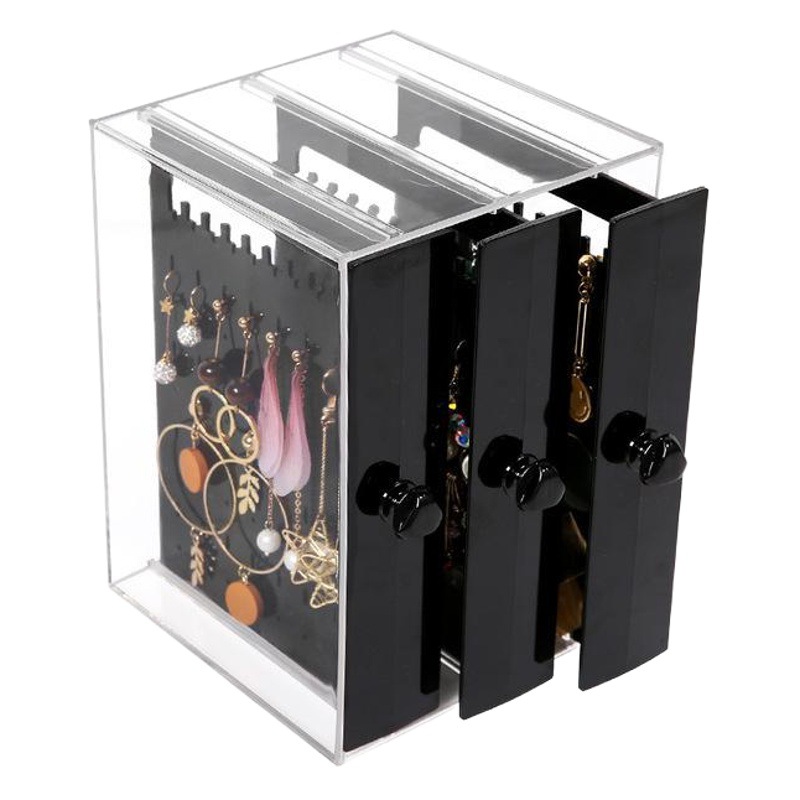 in stock Jewelry Box Earrings Storage Rack Display Rack Household Earrings Jewelry Storage Earrings Box Jewelry Rack Storage Box