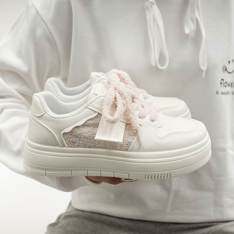 2025 Autumn High-Fashion Chanel-Style Sneakers, Trendy and Versatile Casual Thick-Soled Shoes for Female Students