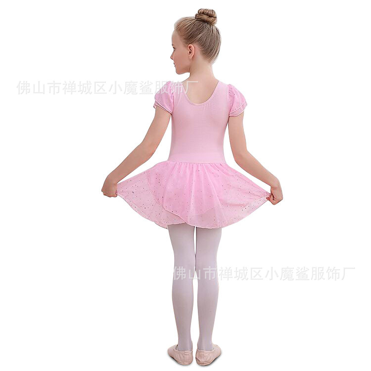 Picture of Girl's Dance Dress Amazon Hot Selling European and American Foreign Trade Children's Practice Clothing Unicorn Pure Cotton Ballet Clothing