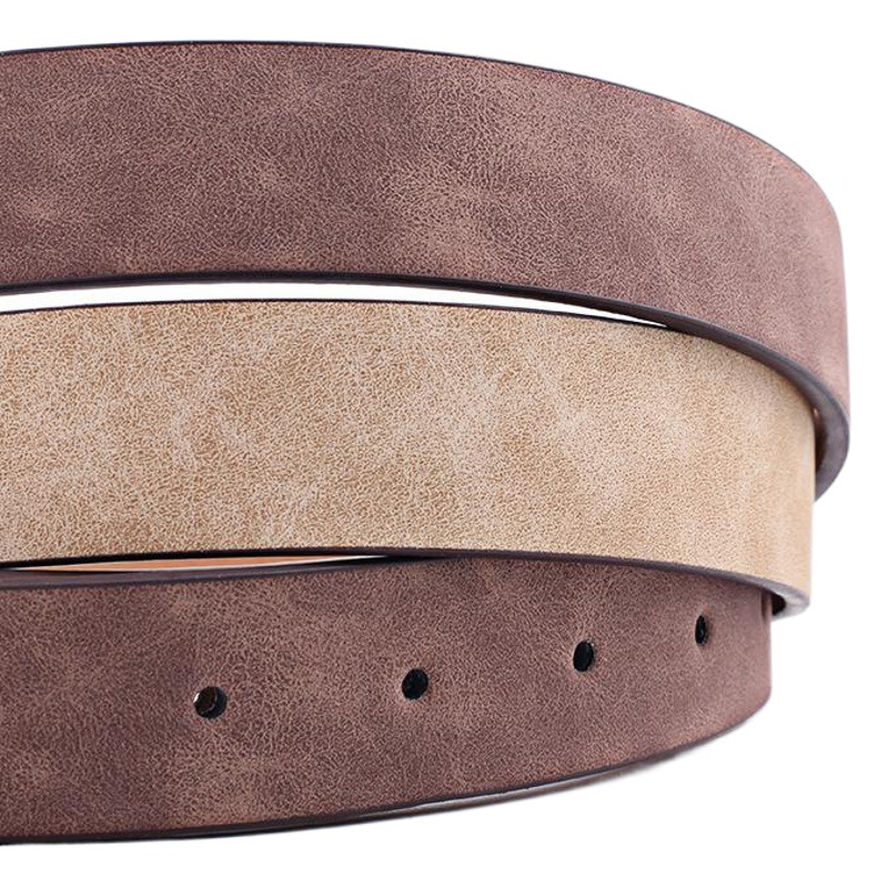 Korean Style Street Photography Trendyy Simple Versatile Square Buckle Pu Popular Belt Fashion Belt Retro Student Belt