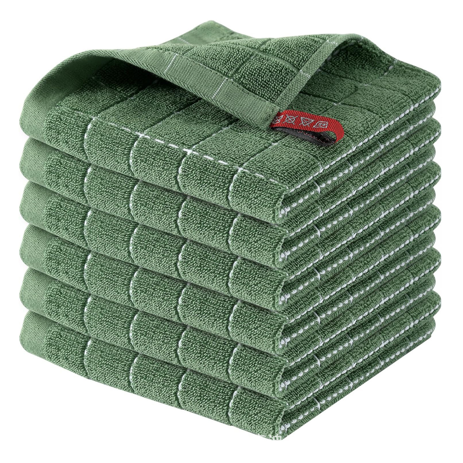 Wholesale Kitchen Rags, Easy to Clean Dishcloths, Pure Cotton Yarn, Thickened Cotton Scouring Pads, Absorbent and Soft