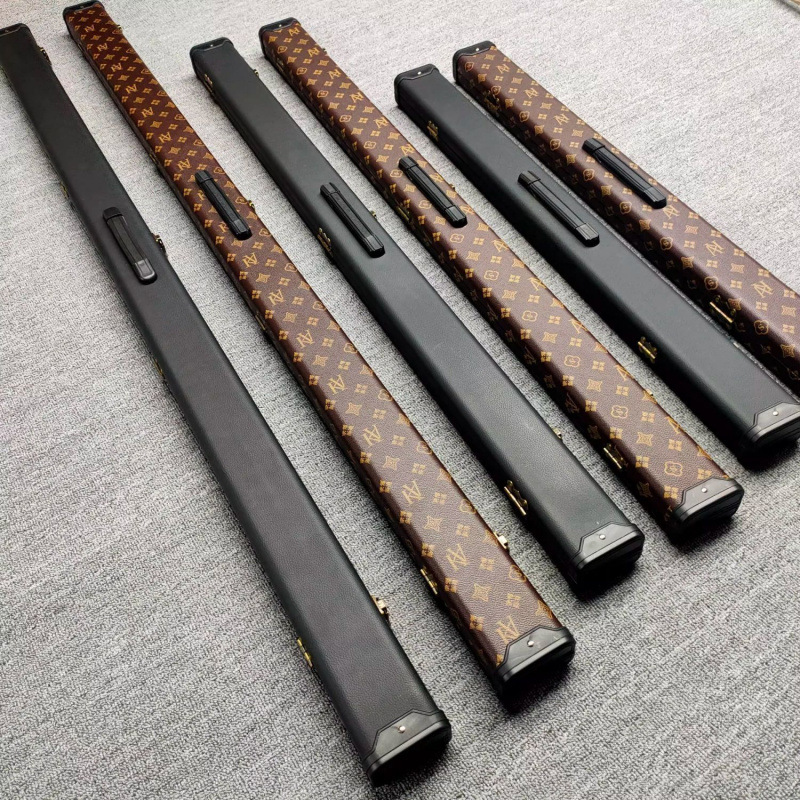 Billiard cue box universal split pole box outsourcing through pole integrated pole box, Chinese cue wrap barrel rod plastic steel cue box