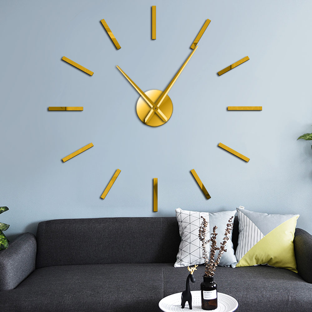 Acrylic digital wall clock diy wall clock Amazon Fashion personalized product living room creative clock