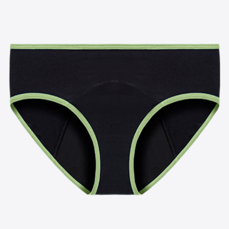 Picture of Foreign trade color side menstrual period underwear women's cross-border low waist plus size large flow three-layer menstruation period underwear