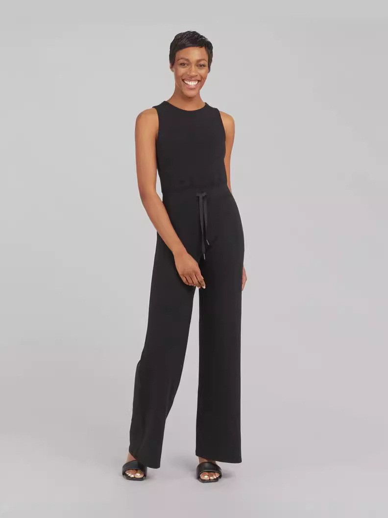 Picture of 2023 Spring and Summer New Versatile European and American Fashion Slim Casual Women's Sleeveless Pure Color Work Clothing Pants Jumpsuits