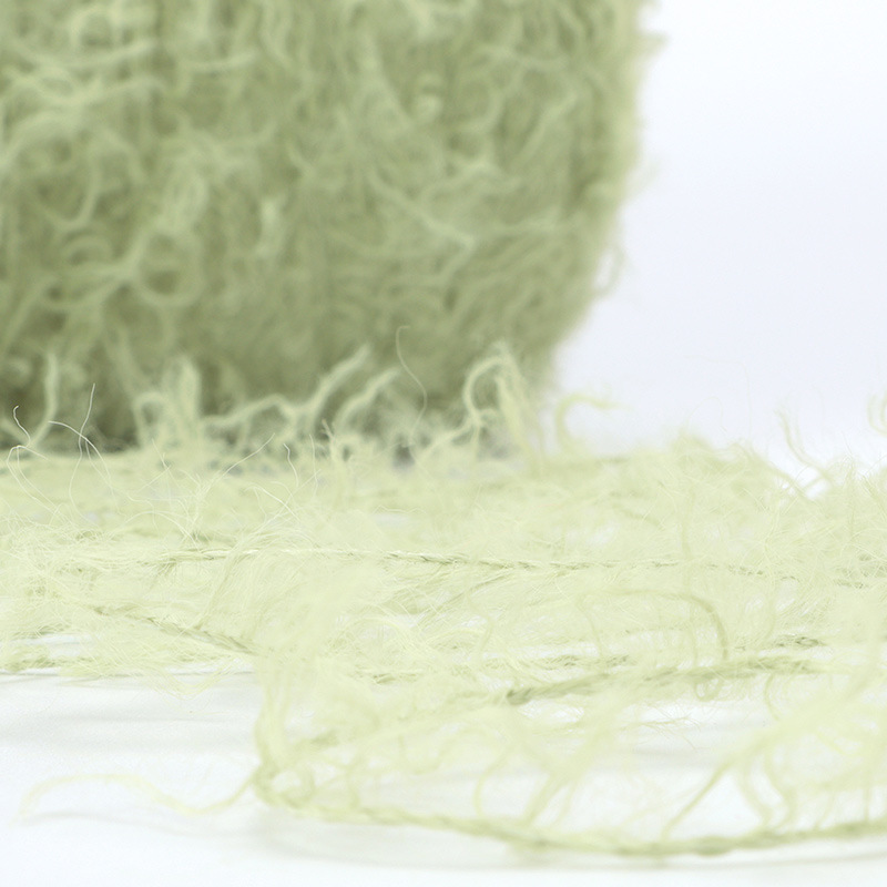 Picture of Silk Joy/Cross-Border Teddy Velvet Curly Furry DIY Handmade Knitting Yarn Ball 500g
