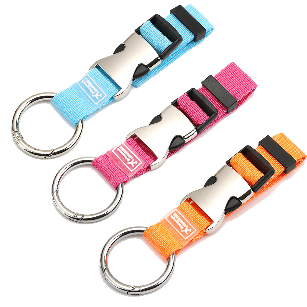 Picture of Luggage Hanging Buckle Safety Fixing Strap Backpack External Hanging Strap Packing Strap Suitcase Strapping Strap Metal Hanging Strap
