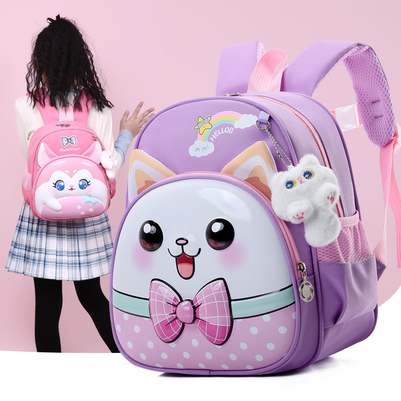 Children's Schoolbag New Cartoon Cute Kindergarten Baby EVA Hard Shell Backpack Boys and Girls Accessories Small Backpack