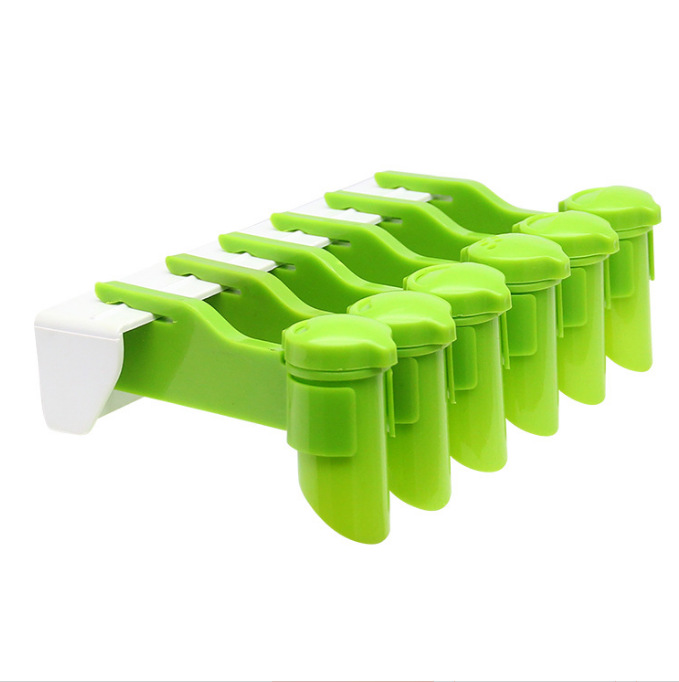 Picture of Punch-free Wall-mounted Spice Bag Storage Rack Spice Bag Storage Rack Sealing Clip Rotating Storage Rack