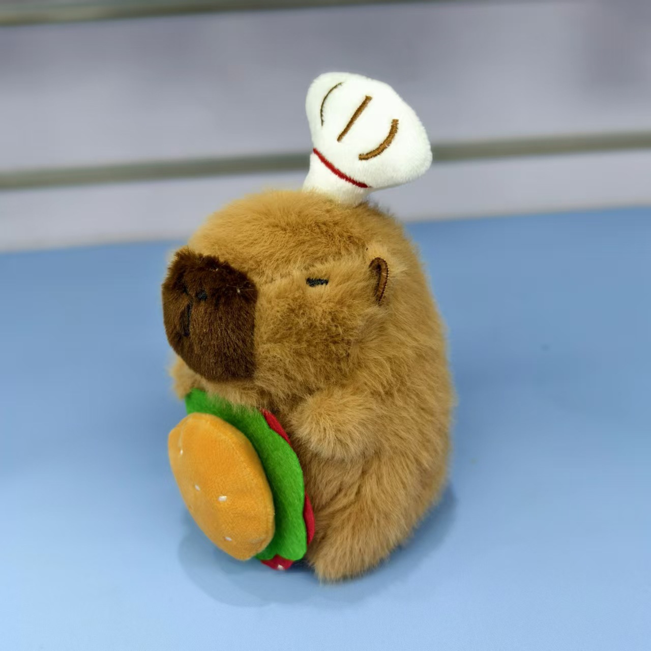 Picture of Internet celebrity boutique schoolbag ornaments capabala capybara pendant creative car keychain plush doll batch
