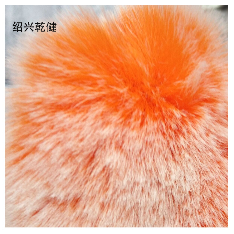 Polyester two-color big rabbit fur clothing shoes and hats toys craft jewelry home textile home manufacturers in stock