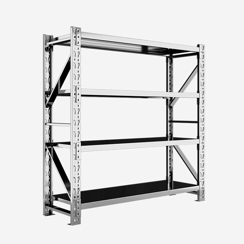 Picture of Stainless steel shelf storage shelf workshop cold storage heavy storage rack multi-layer adjustable floor storage rack
