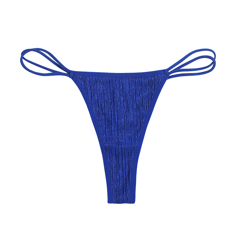 Picture of Cross-border exclusive multi-color multi-size double thin belt low waist thong Europe and the United States new solid color seamless sexy ladies underwear