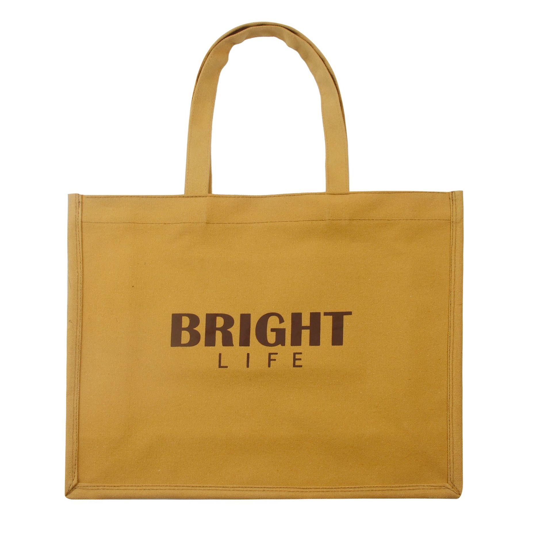 Factory in stock canvas bag large capacity portable storage bag business promotional gift bag a generation of custom logo