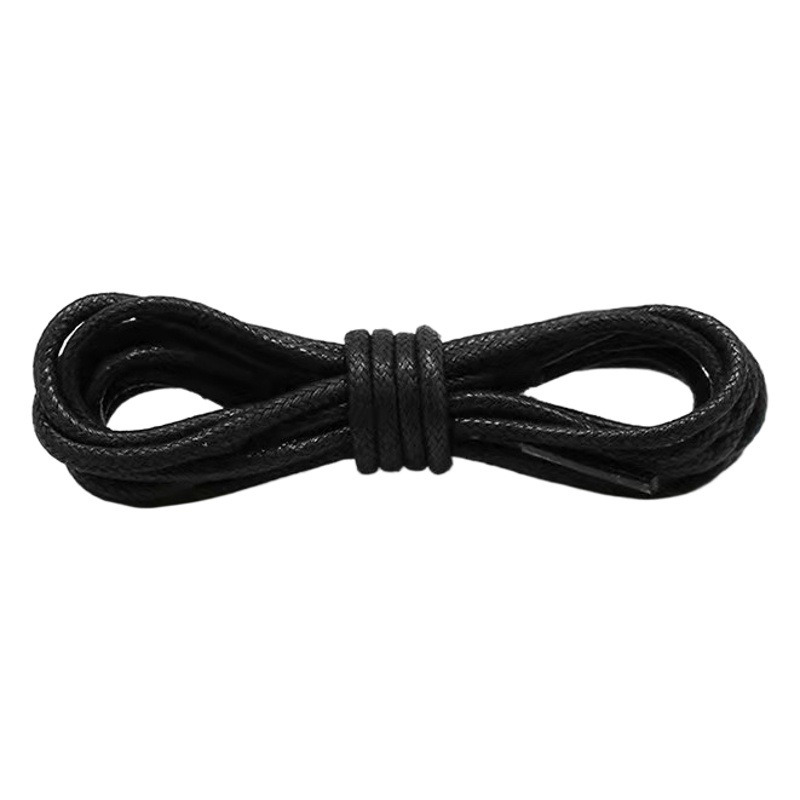Waxed Round Shoelaces Are Suitable for High-End Business Casual Shoes, Oxford Leather Shoes, Boots, Long Boots, Leather Shoes Manufacturers Wholesale