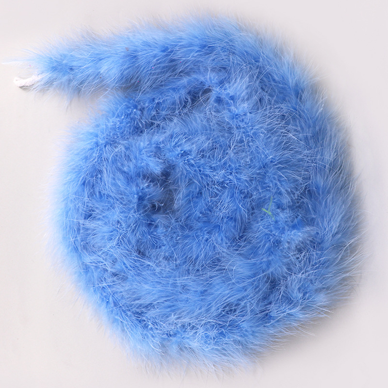 Picture of Tops wholesale Turkey plush plush feather diy1 2 M 16G performance stage decoration feather strip