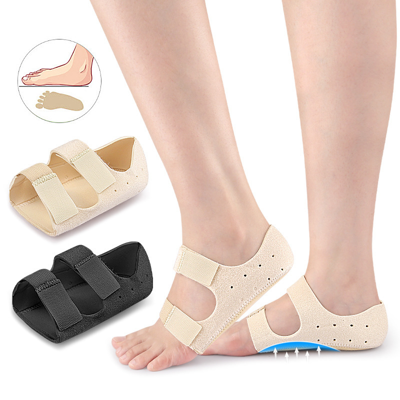 New Arch Two-In-One Velcro Heel Cover Flat Foot Support Foot Pad Soft Shock-Absorbing Foot Protector