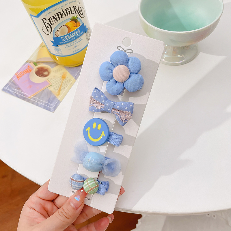 Picture of Cute baby lanugo hair small hairpin baby girl does not hurt hair hair clip baby hair small hair clip children's headdress