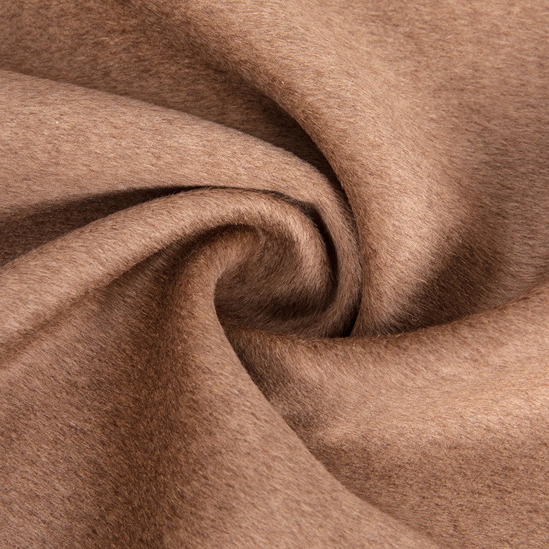 Custom double-sided rabbit wool fabric 25 rabbit wool 60 Australian wool 15 silk modern wool coat spot wool