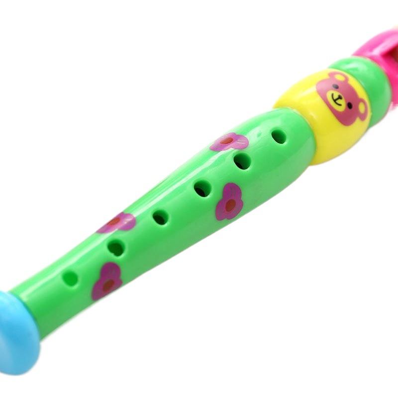 Children's Piccolo Instrument Beginner Girl Kindergarten Playing Music Early Education Toy Plastic Six-Hole Recorder