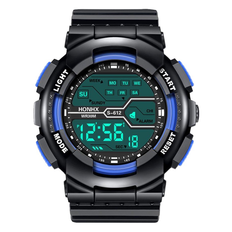 Astronaut Square Youth Watch for Boys and Girls, Waterproof Chronograph Children's Electronic Watch for Middle and High School Students
