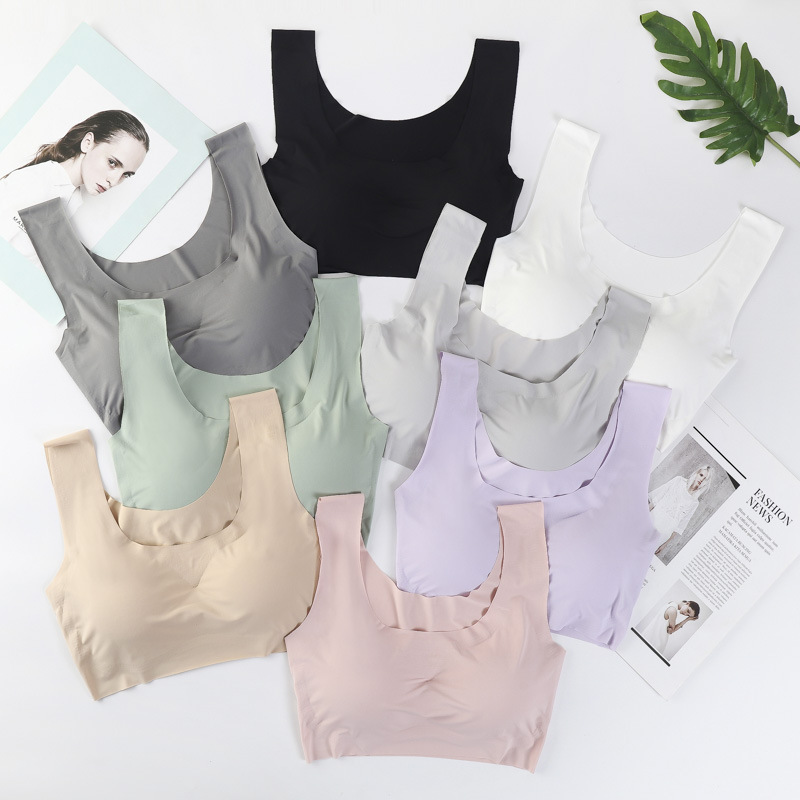 Picture of Shangpin Anxin Generation Seamless No Steel Ring Ice Silk Gather Large Size Running Vest Yoga Sports Underwear Women's Bra