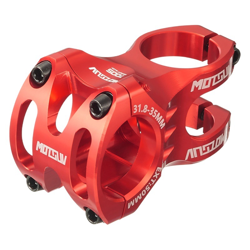 MOTSUV Mountain Bike Handlebar CNC Ultra Light Hollow Short Handlebar Aluminum Alloy Handlebar 31.8*50MM