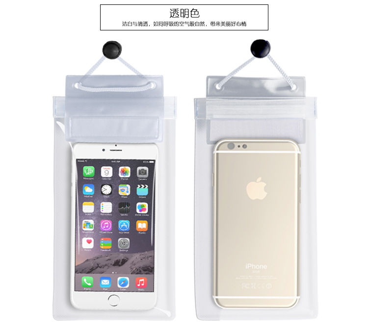 Picture of 360-Degree Barrier-Free Transparent Mobile Phone Waterproof Bag Swimming Mobile Phone Waterproof Bag Touch Screen Universal Waterproof Mobile Phone Case