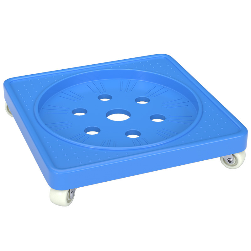 Picture of Customizable gas bottle movable bracket base household flower pot barreled water liquefied gas tank universal wheel tray