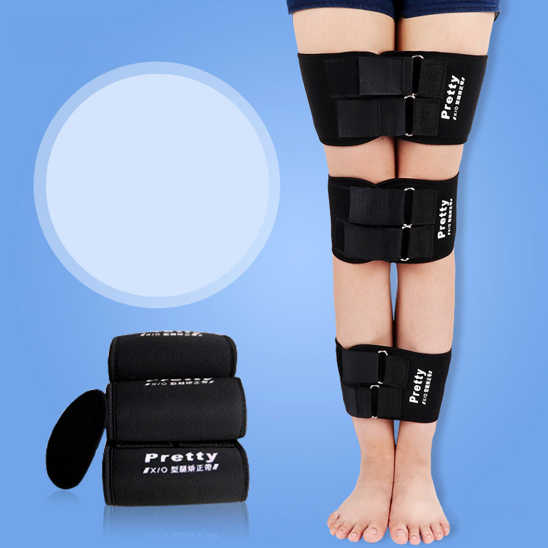 O-Shaped Leg Correction Belt, Beautiful Leg Belt, Correction Belt, Three-Pack, Made of Diving Material, Leg X-Leg Shape Corrector, Orthopedic Thickened Version